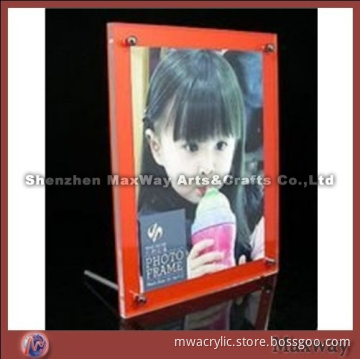 Pretty Rectangle Magnetic Counter Acrylic Prints/Picture/Photo/Card Holder/Frame/stand